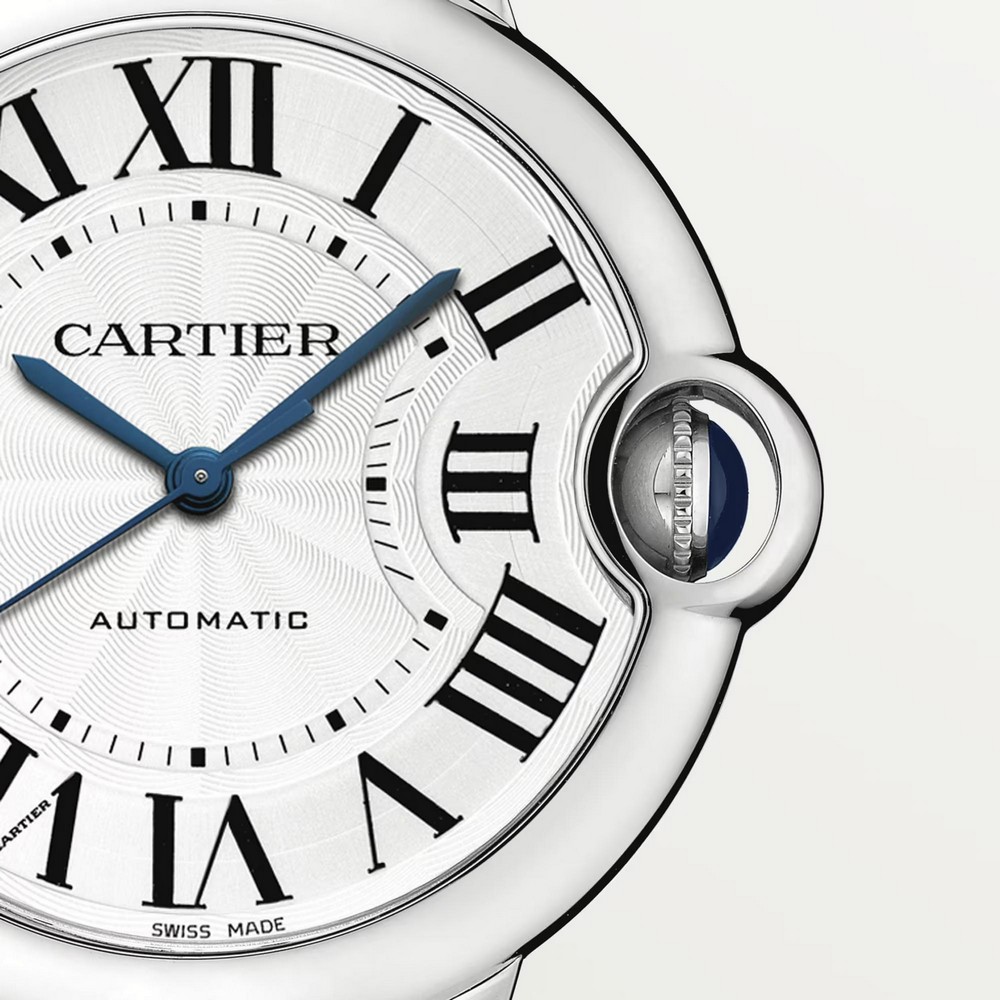 Đồng Hồ Cartier Ballon Bleu De Cartier Watch 36mm Nam Xám